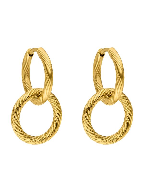 PURELEI PURELEI Обеци 'Kii Elua'  злато