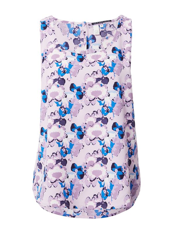 QS QS Блуза  лазурно синьо / люляк / лавандула / черно