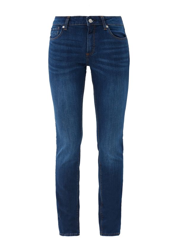 QS QS Дънки 'Catie'  тъмносиньо