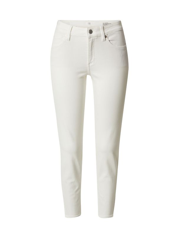 QS QS Дънки 'Sadie'  мръсно бяло