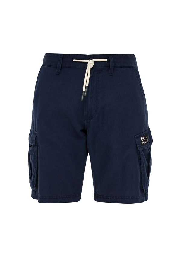 QS QS Карго панталон  нейви синьо / черно / бяло