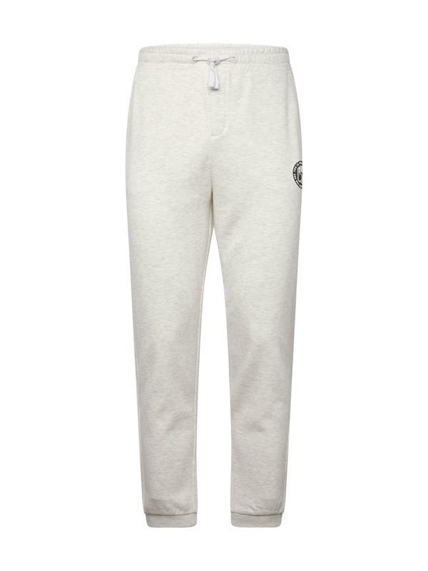 QS QS Панталон  черно / бял меланж