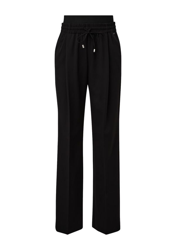 QS QS Панталон с ръб  черно