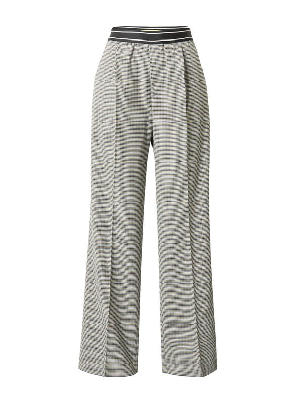 QS QS Панталон с ръб  екрю / жълто / черно