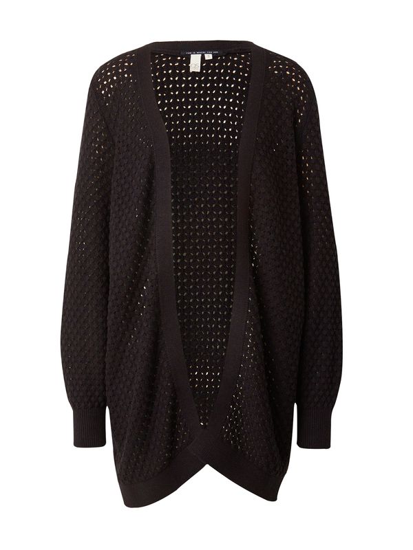 QS QS Плетена жилетка  черно