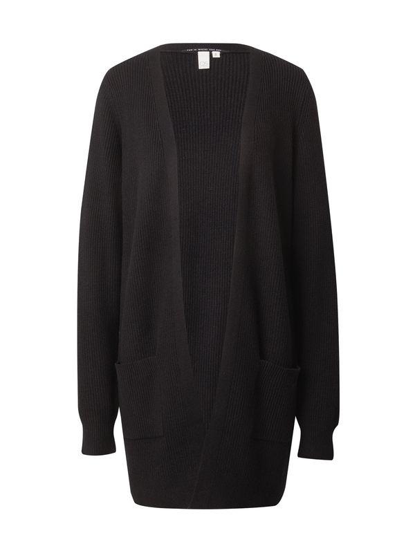 QS QS Плетена жилетка  черно