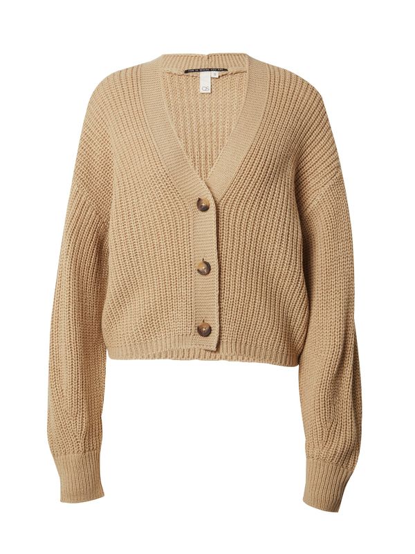 QS QS Плетена жилетка  светлокафяво