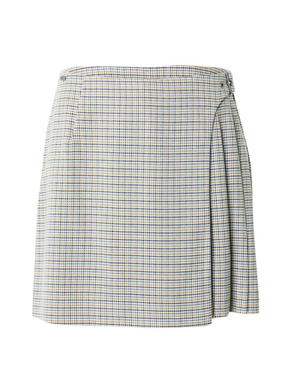 QS QS Пола  опушено синьо / горчица / черно / естествено бяло