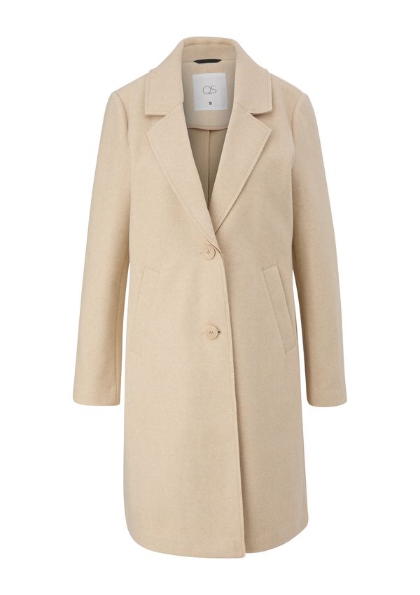 QS QS Преходно палто  бежово
