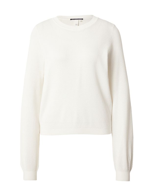 QS QS Пуловер  бяло