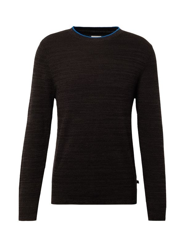 QS QS Пуловер  черен меланж