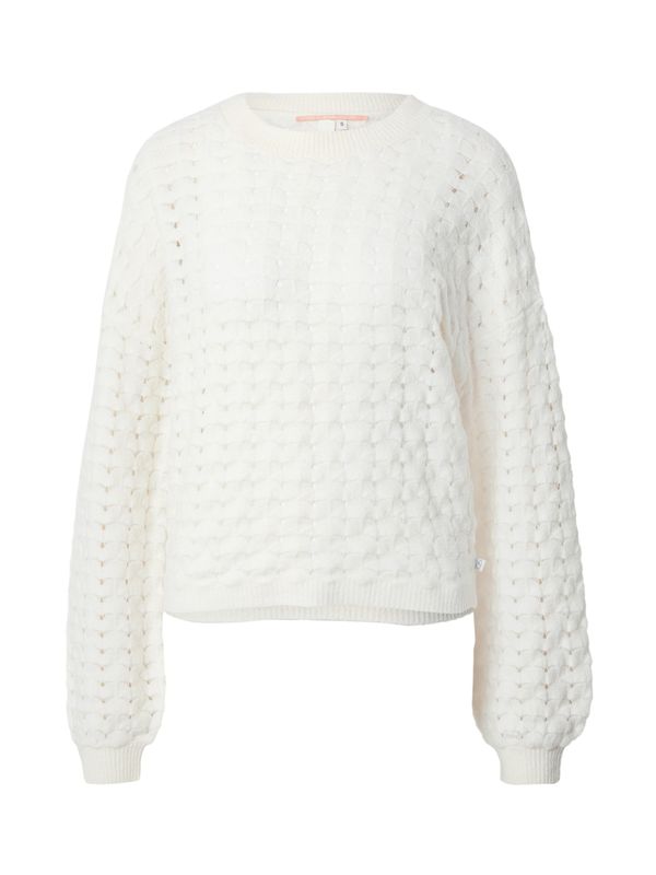 QS QS Пуловер  кремаво