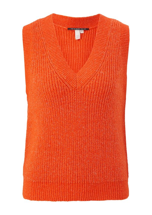 QS QS Пуловер  тъмнооранжево