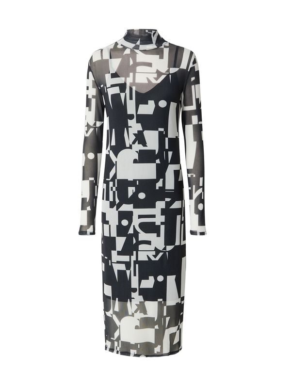 QS QS Рокля  черно / бяло