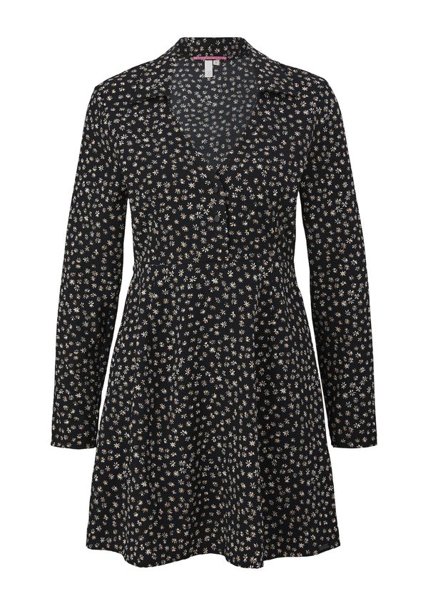 QS QS Рокля  жълто / черно / бяло