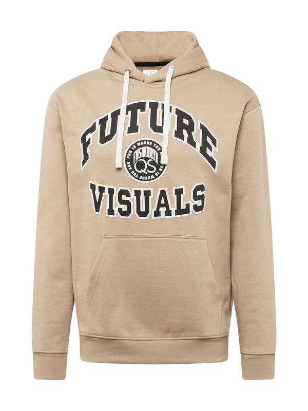 QS QS Суичър  бежово / черно / бяло