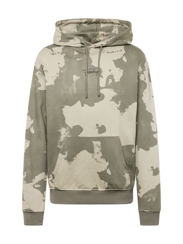 QS QS Суичър  каки / пастелно зелено