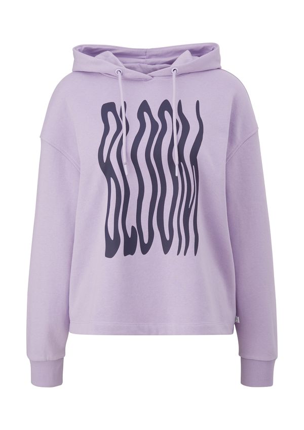 QS QS Суичър  лавандула / черно