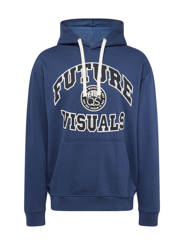 QS QS Суичър  нейви синьо / бяло