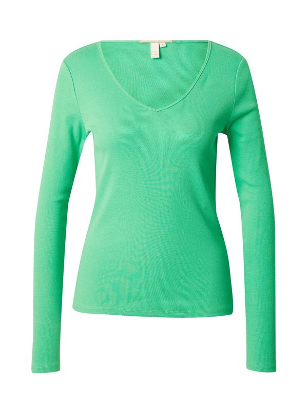 QS QS Тениска  лайм