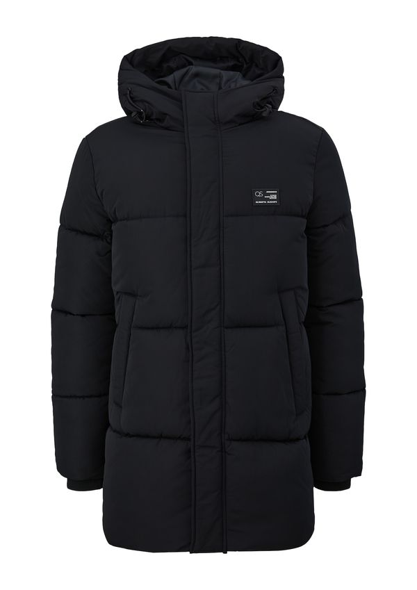 QS QS Зимно палто  нейви синьо / бяло