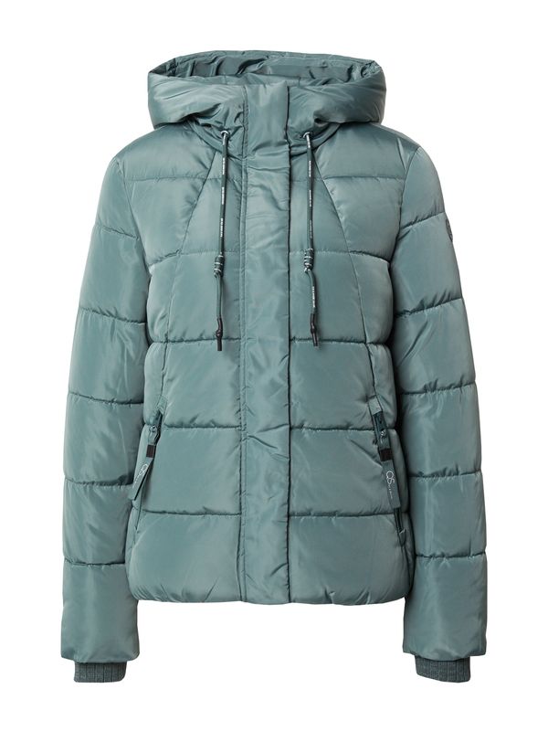 QS QS Зимно яке  смарагдово зелено