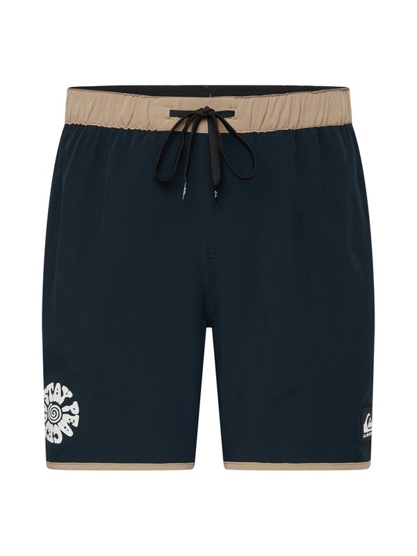 QUIKSILVER QUIKSILVER Борд шорти 'OMNI SCALLOP'  светлобежово / черно / бяло