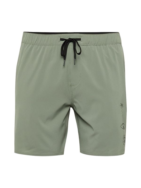 QUIKSILVER QUIKSILVER Борд шорти 'OMNI TRAINING'  бежово / елхово зелено / черно
