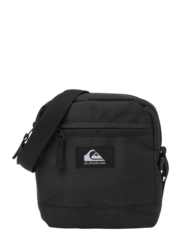 QUIKSILVER QUIKSILVER Чанта за през рамо тип преметка 'MAGICALL'  черно / бяло