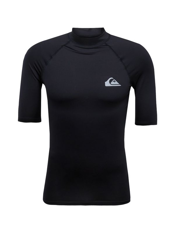 QUIKSILVER QUIKSILVER Функционална тениска 'Everyday'  светлосиво / черно