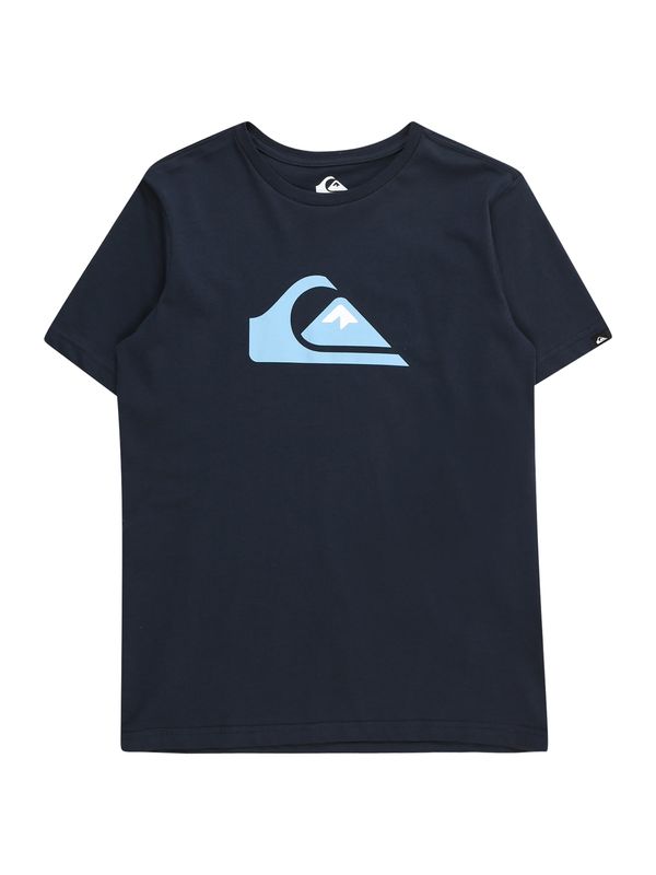 QUIKSILVER QUIKSILVER Функционална тениска  нейви синьо / светлосиньо / бяло