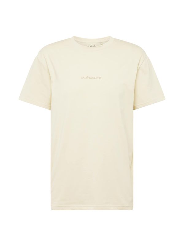 QUIKSILVER QUIKSILVER Функционална тениска 'PEACE PHASE'  цвят "пясък" / умбра / антрацитно черно