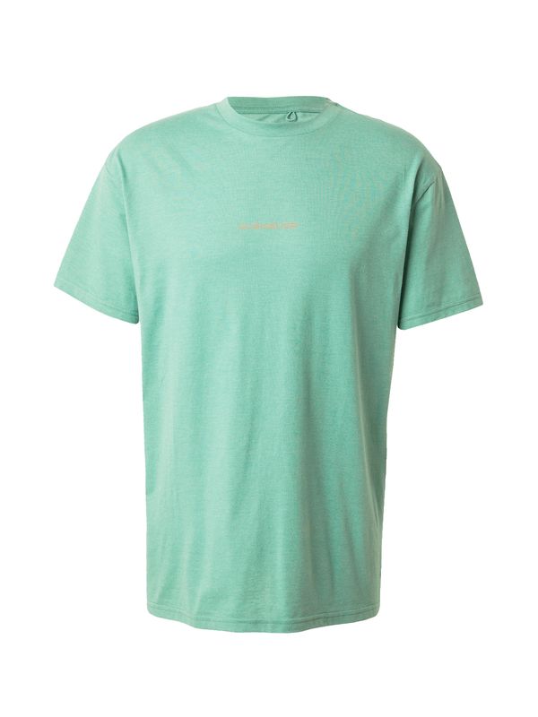 QUIKSILVER QUIKSILVER Функционална тениска 'PEACE PHASE'  светлокафяво / мента / черно