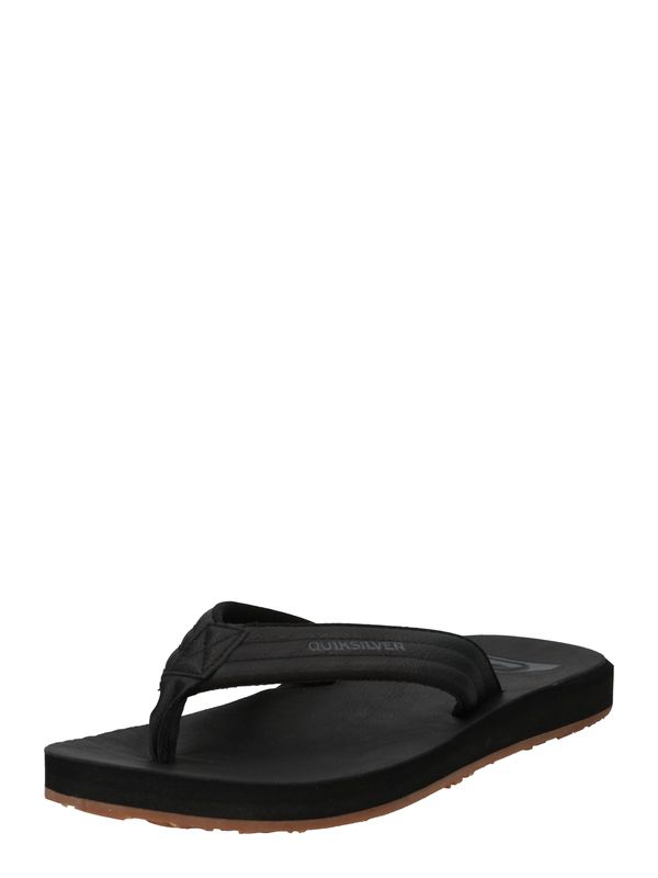 QUIKSILVER QUIKSILVER Сандали с разделител за пръстите 'Carver'  черно