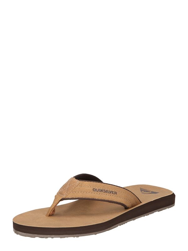 QUIKSILVER QUIKSILVER Сандали с разделител за пръстите 'CARVER'  камел / черно