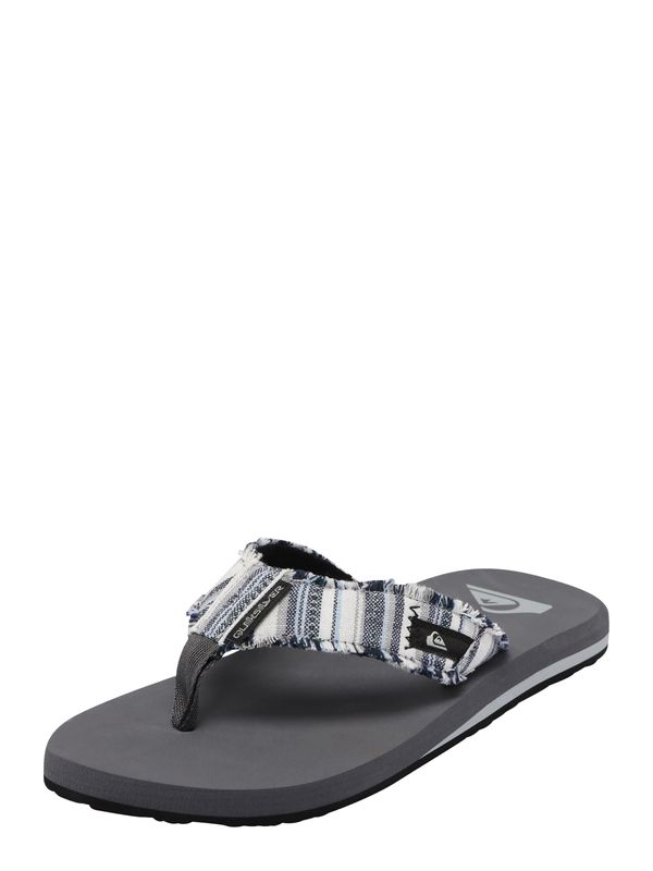 QUIKSILVER QUIKSILVER Сандали с разделител за пръстите 'MONKEY ABYSS'  светлосиньо / сиво / черно / бяло