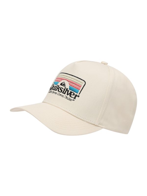 QUIKSILVER QUIKSILVER Шапка с козирка  светлобежово / синьо / червено / черно