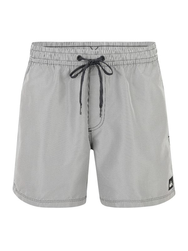 QUIKSILVER QUIKSILVER Шорти за плуване 'DELUXE'  черно / бяло