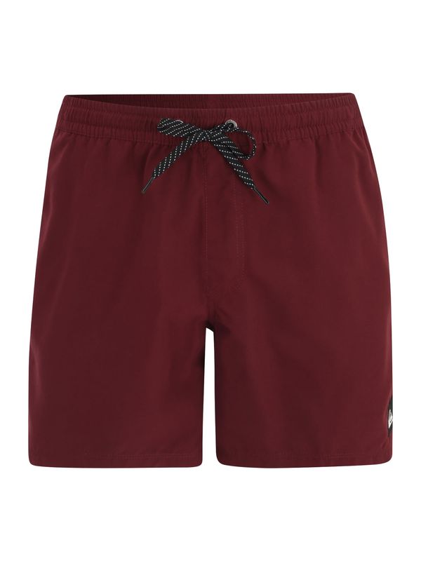 QUIKSILVER QUIKSILVER Шорти за плуване 'SOLID 15'  бордо / черно / бяло