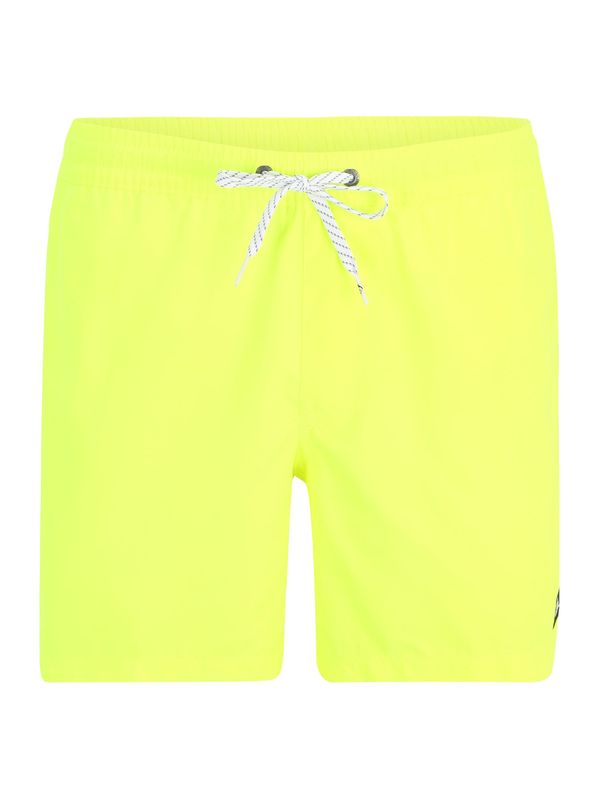 QUIKSILVER QUIKSILVER Шорти за плуване 'SOLID 15'  неоново жълто / черно / бяло