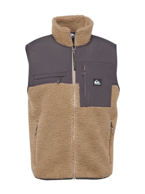 QUIKSILVER QUIKSILVER Спортен елек  камел / сиво-кафяво