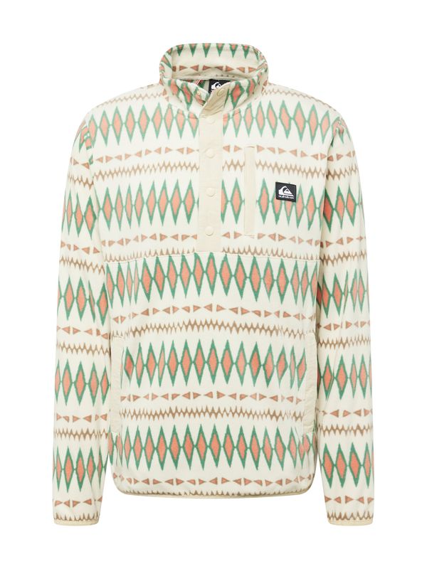 QUIKSILVER QUIKSILVER Спортен пуловер 'No Destination 2'  бежово / кафяво / зелено / корал