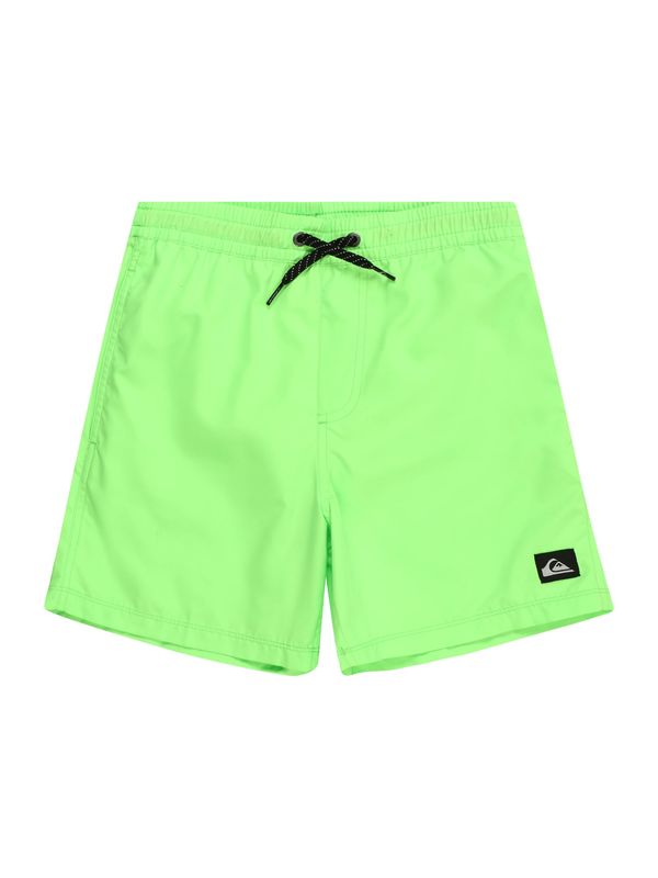 QUIKSILVER QUIKSILVER Спортна плажна мода 'EVERYDAY SOLID VOLLEY'  зелено