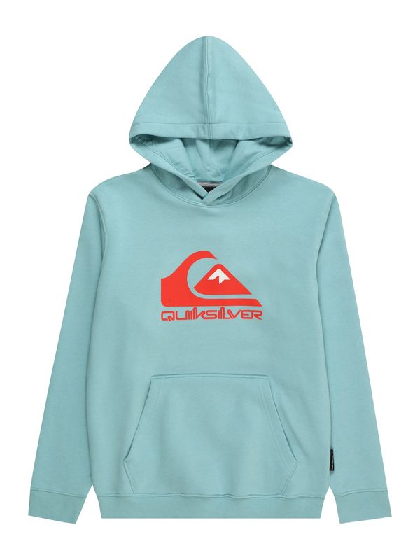 QUIKSILVER QUIKSILVER Суичър  аквамарин / оранжево-червено / бяло