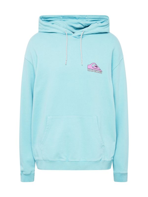 QUIKSILVER QUIKSILVER Суичър 'APOG HERITAGE'  светлосиньо / розово / черно / бяло