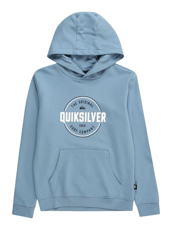 QUIKSILVER QUIKSILVER Суичър  нейви синьо / светлосиньо / бяло