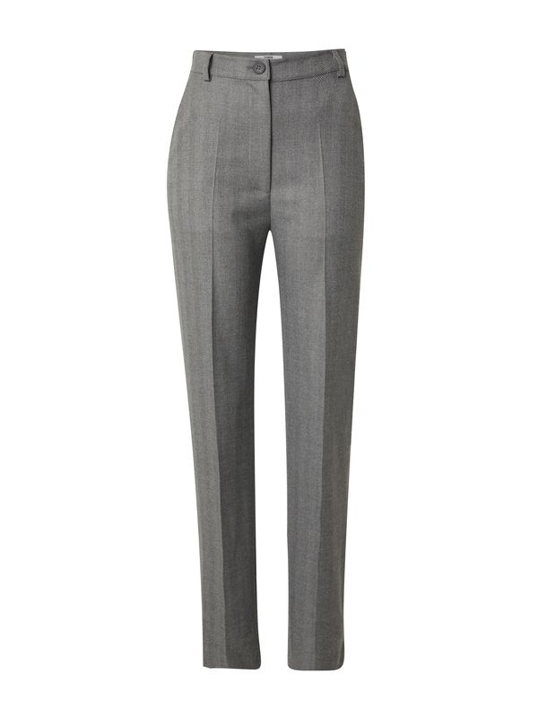 RÆRE by Lorena Rae RÆRE by Lorena Rae Панталон с ръб 'Kim'  сиво / тъмносиво