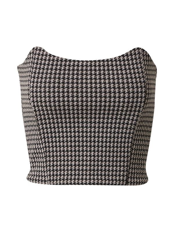 RÆRE by Lorena Rae RÆRE by Lorena Rae Топ 'Edna'  черно / бяло