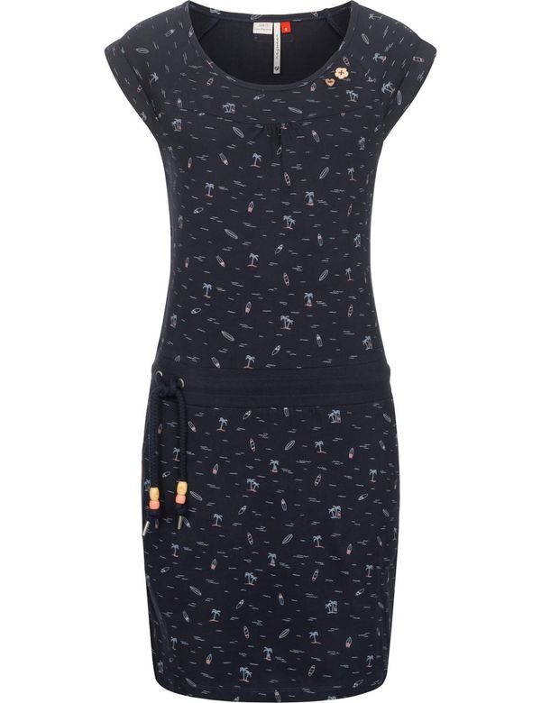 Ragwear Ragwear Лятна рокля 'Penelope'  нощно синьо / бяло