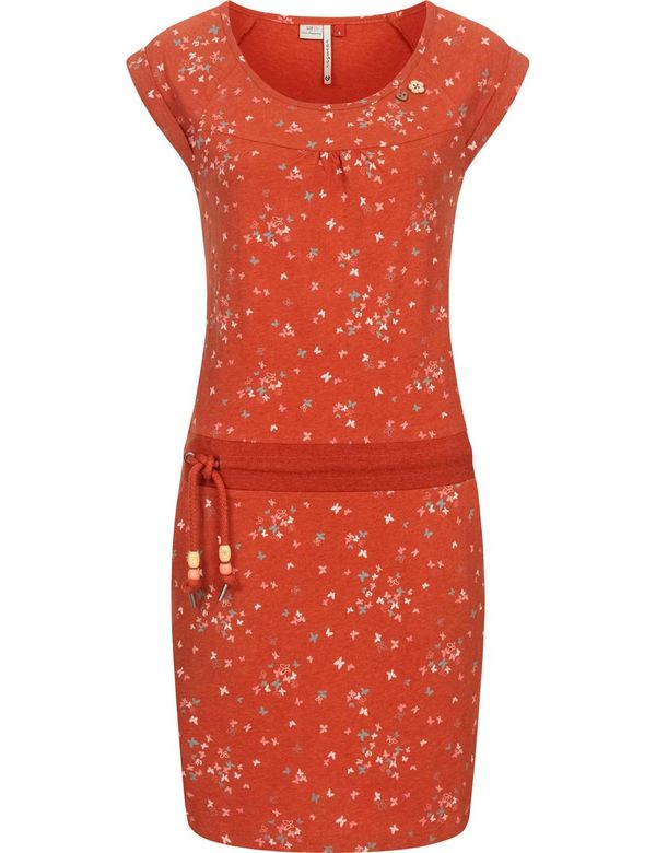 Ragwear Ragwear Лятна рокля 'Penelope'  сиво / розово / червено / бяло